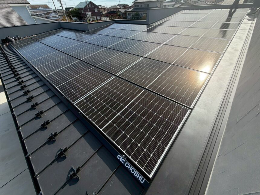 群馬県　K様邸　太陽光・蓄電池施工