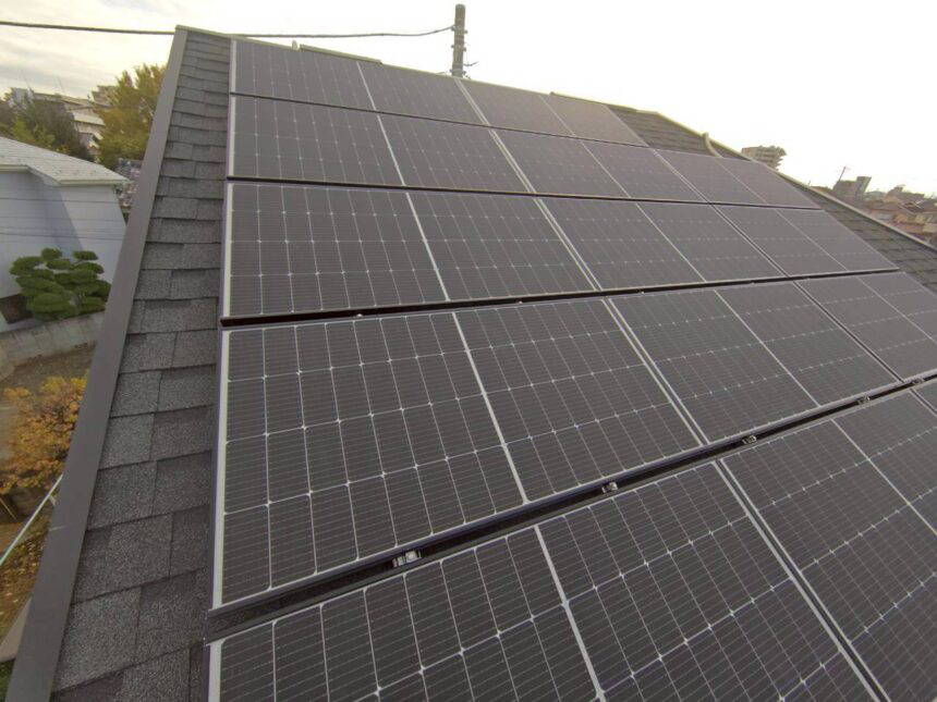 東京都　O様邸　太陽光・蓄電池施工