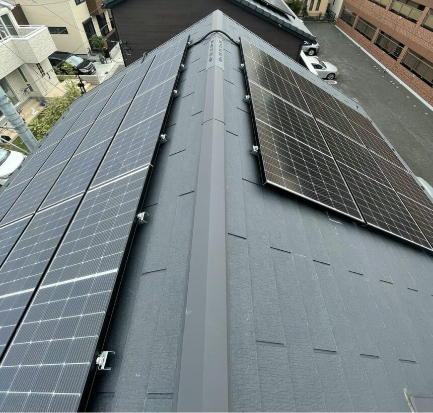 東京都　U様邸　太陽光・蓄電池施工